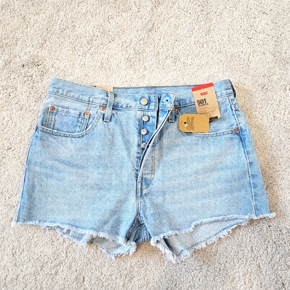 NWT Levi's | 501 Original High Rise Jean Shorts with Button Fly